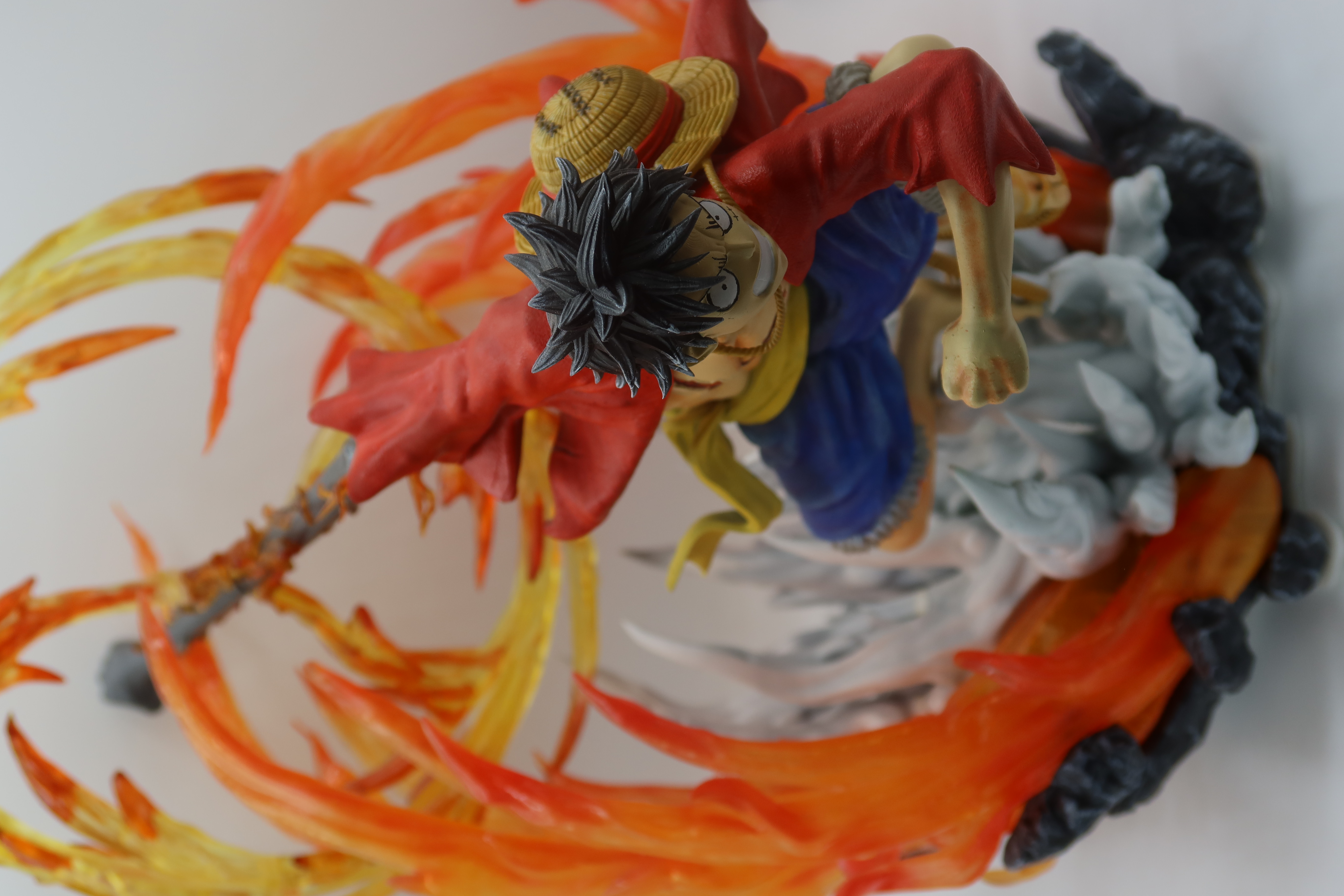 Luffy Red Hawk resin statue